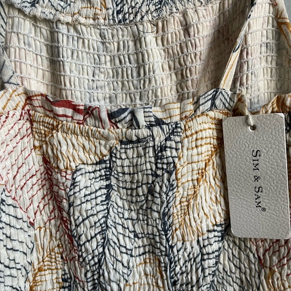 NWT Sim & Sam Tiered Midi Dress size S - Picture 3 of 6